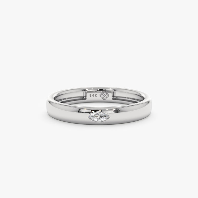 White Gold Diamond Band