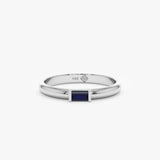 White Gold Sapphire Ring