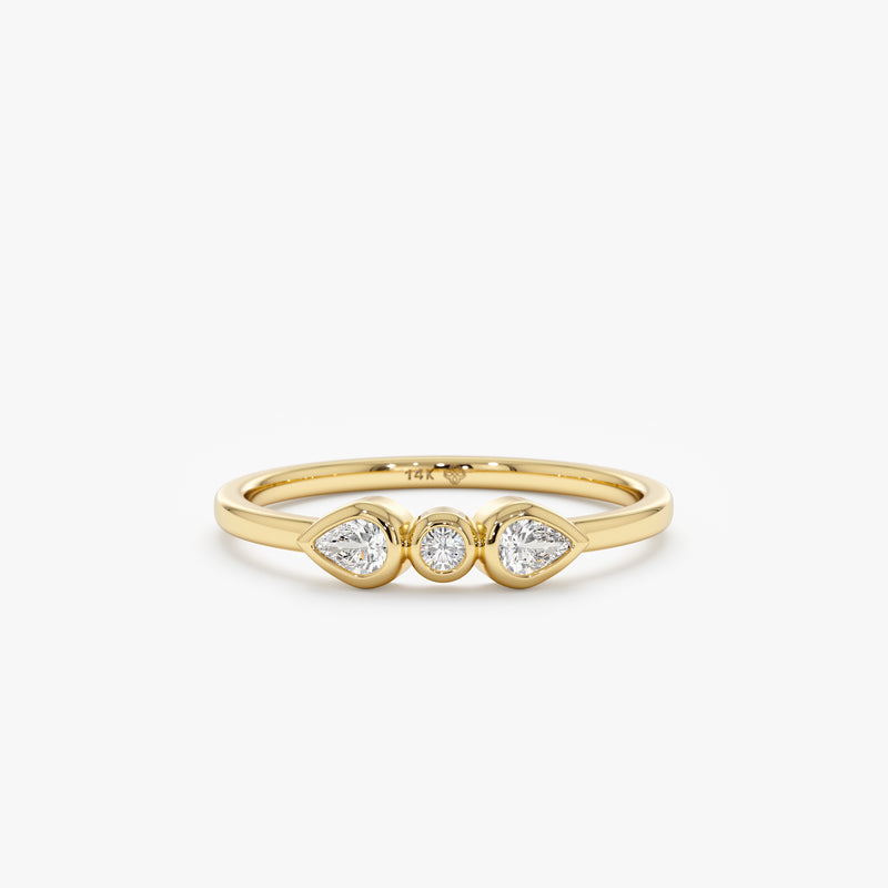 Pear Shape Diamond Ring