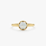 Natural Opal Gemstone Ring