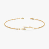 Diamond Lightning Bolt Bracelet