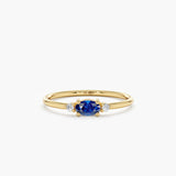 Oval Sapphire ring
