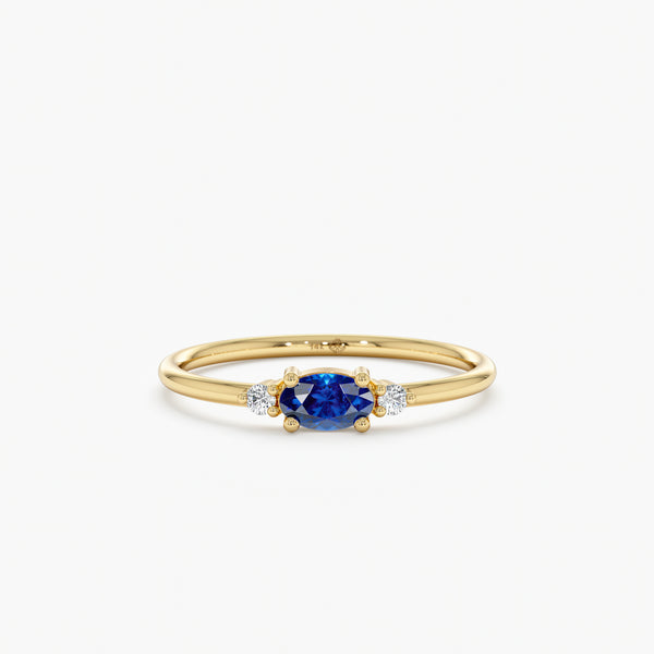 Oval Sapphire ring