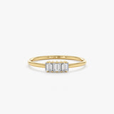 Baguette diamond ring