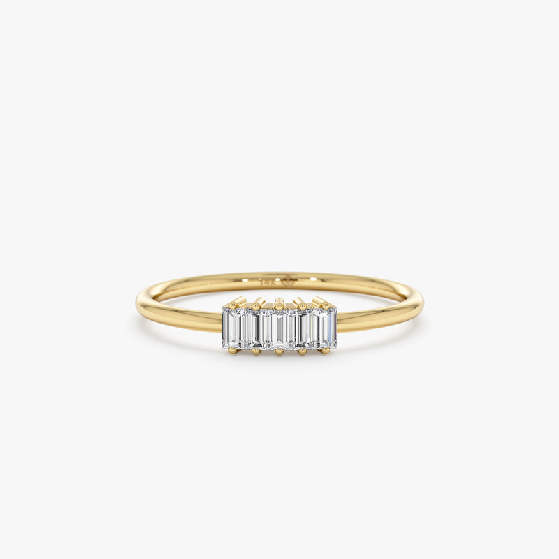 Baguette diamond ring