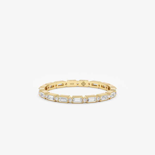 Diamond Dot Dash Eternity Ring