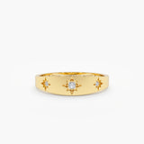 Diamond Starburst Ring