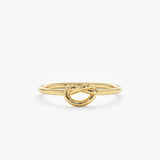 14k Gold Knot Ring