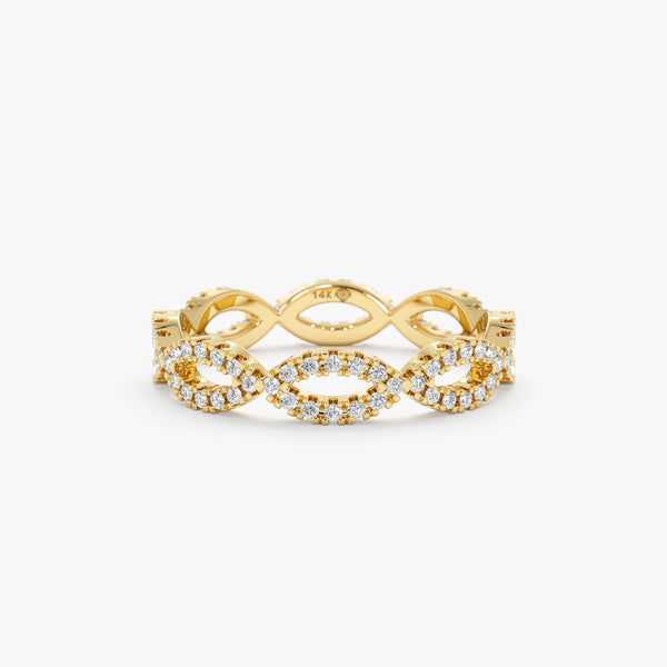 yellow gold white diamond april birthstone ring