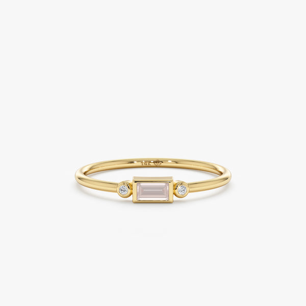 yellow gold petite ring