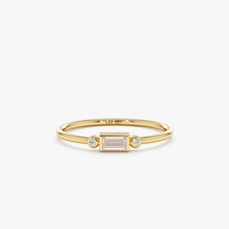 yellow gold petite ring