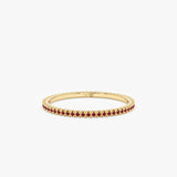 Ruby Gold Eternity Ring