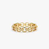 Linked Diamond Eternity Ring