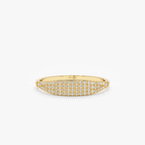 Pave Diamond Signet Ring