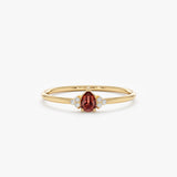 Garnet January Birthstone Ring