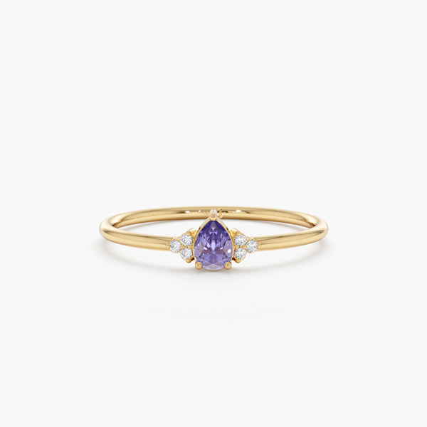 Handmade Simplistic Tanzanite Ring
