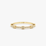 Gold and Diamond Wedding Ring