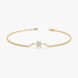Pave Diamond Star Bracelet
