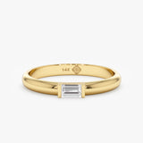 Baguette Diamond Band