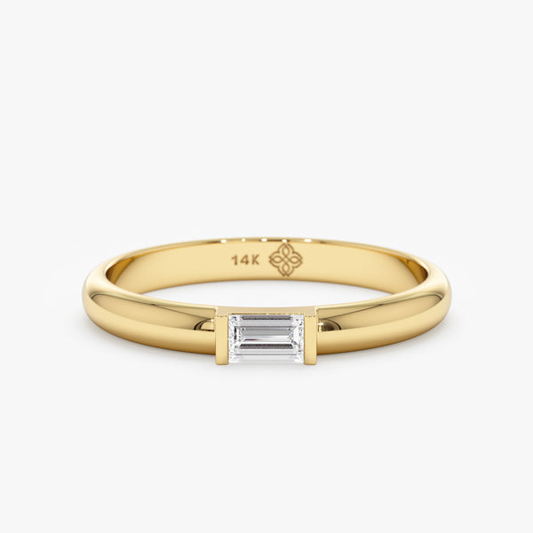 Baguette Diamond Band
