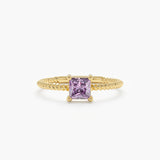 Prong Set Amethyst Ring
