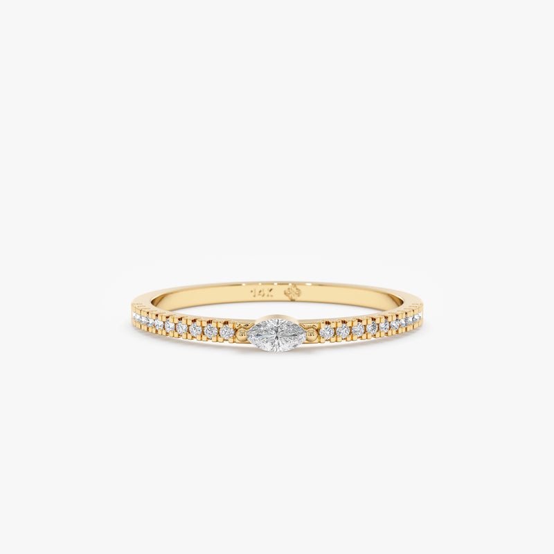 Marquise diamond ring