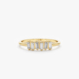 Baguette Cluster Diamond Ring
