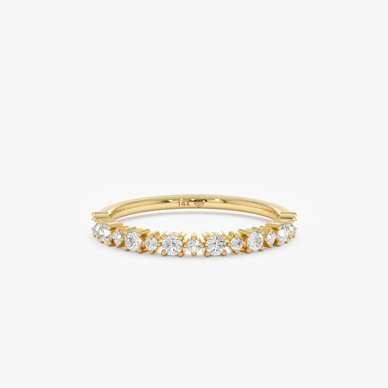 Big and Small Diamond Ring