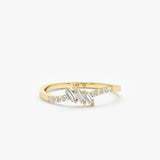 Triple Baguette Diamond Ring