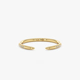 Handmade Natural Diamond Claw Ring