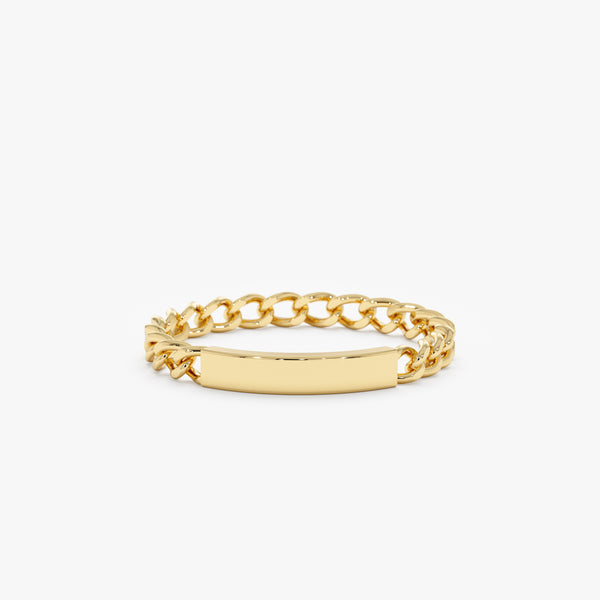 Cuban Chain ID Ring