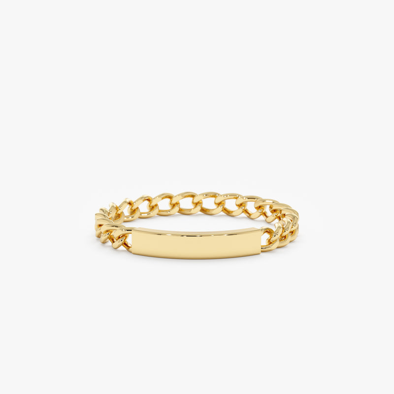 Cuban Chain ID Ring