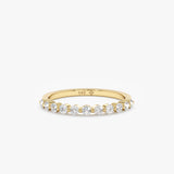 Yellow Gold Natural Diamond Ring