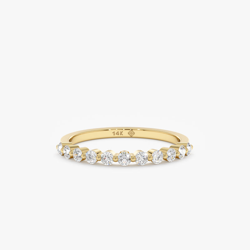 Yellow Gold Natural Diamond Ring