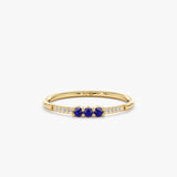  Diamond Sapphire Ring