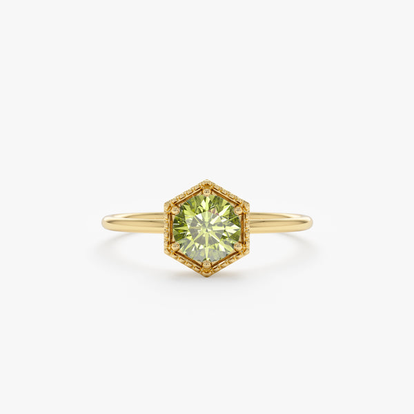 Peridot Gemstone Ring