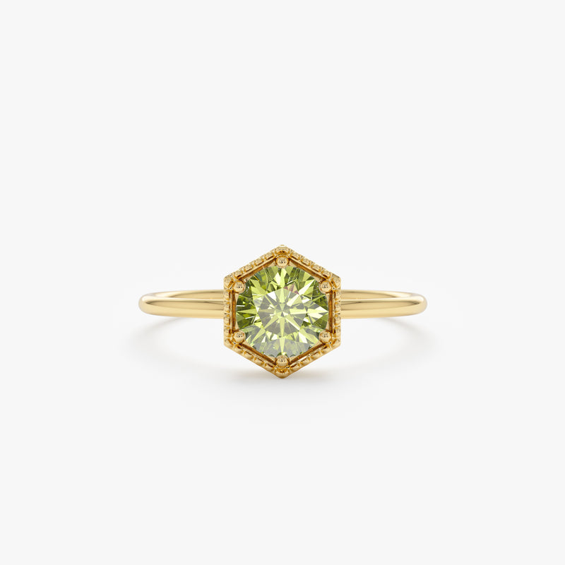 Peridot Gemstone Ring