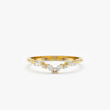Marquise Diamond Nested Ring