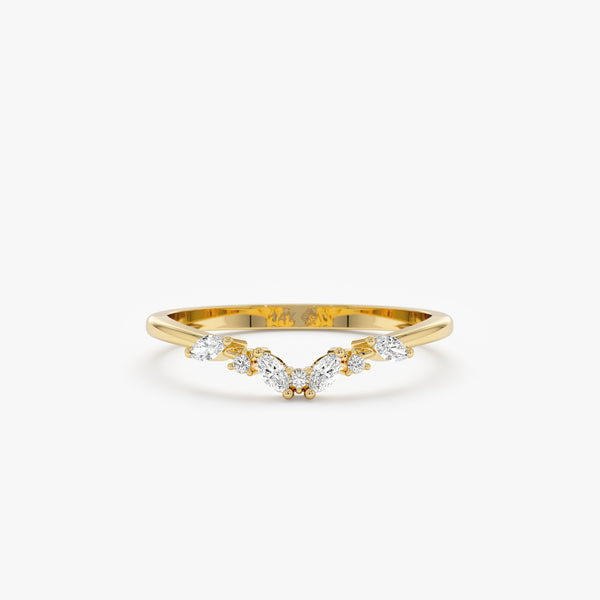 Marquise Diamond Nested Ring