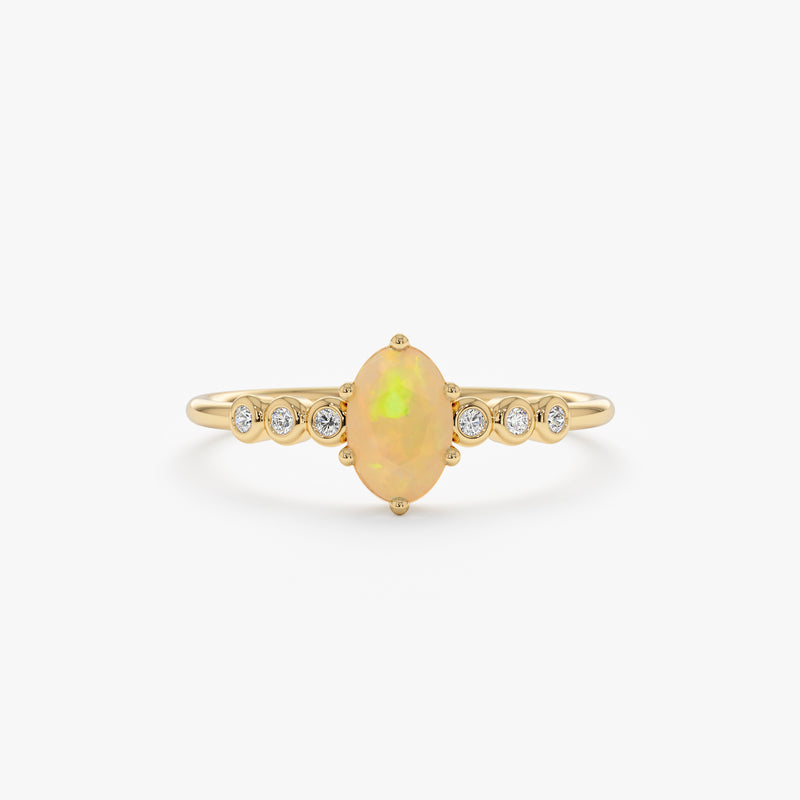 opal engagement ring