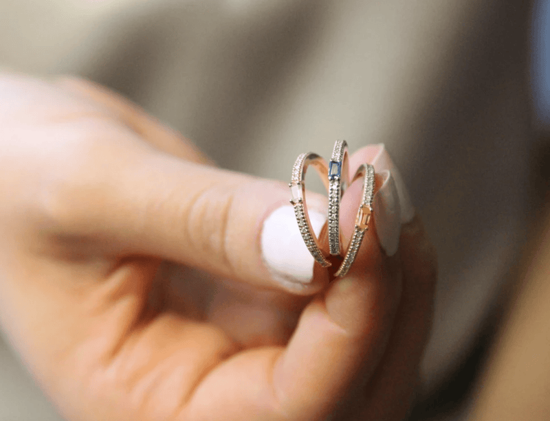 handmade birthstone rings