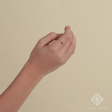 Natural Citrine November Ring