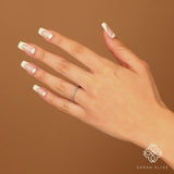 Handmade Gold and Blue Diamond Ring