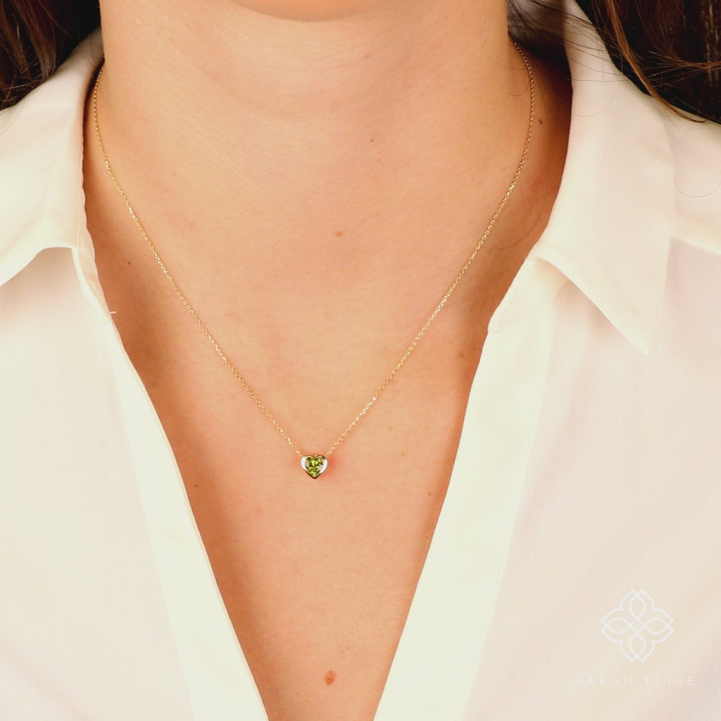 Handmade Solid Gold Peridot