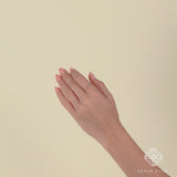 Solid Gold Natural Sapphire Stacking Ring