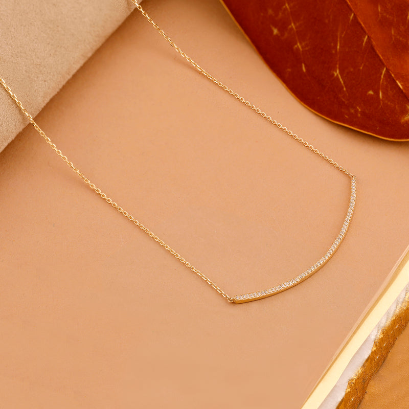 Handmade Diamond Gold Necklace