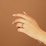 Handmade Diamond Signet Ring