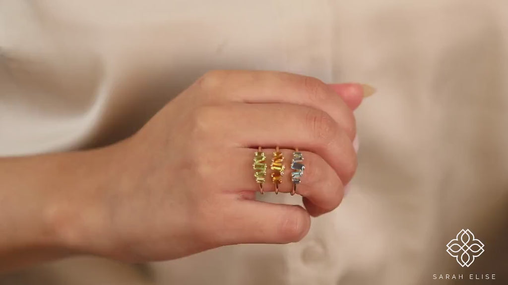 natural birthstone rings