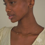 Handmade Diamond spikes Layer Necklace