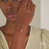 Handmade Gold and Diamond Little Boy Bracelet